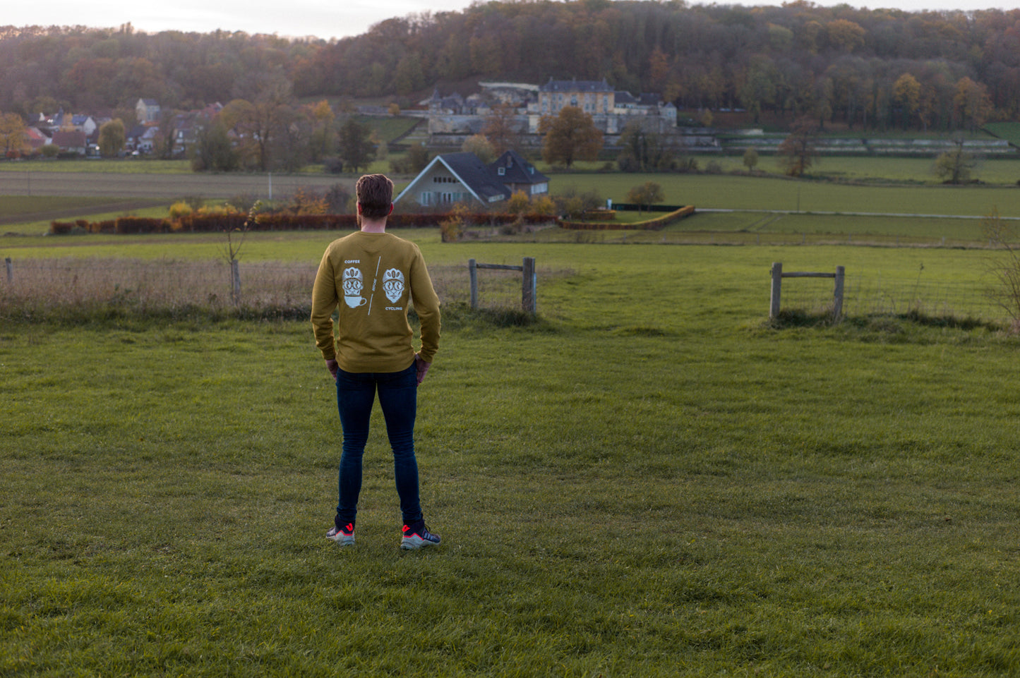 Coffee Before Cycling Spaceman Unisex Sweater