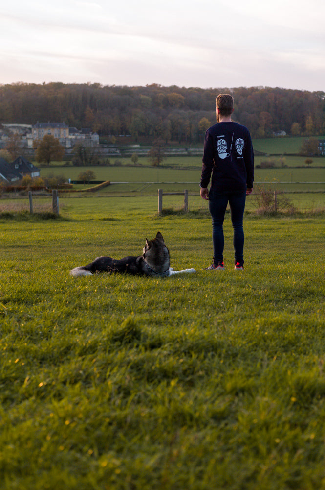 Coffee Before Cycling Spaceman Unisex Sweater