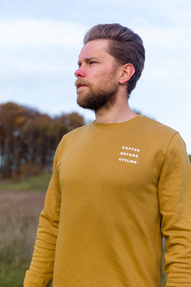 Coffee Before Cycling Spaceman Unisex Sweater