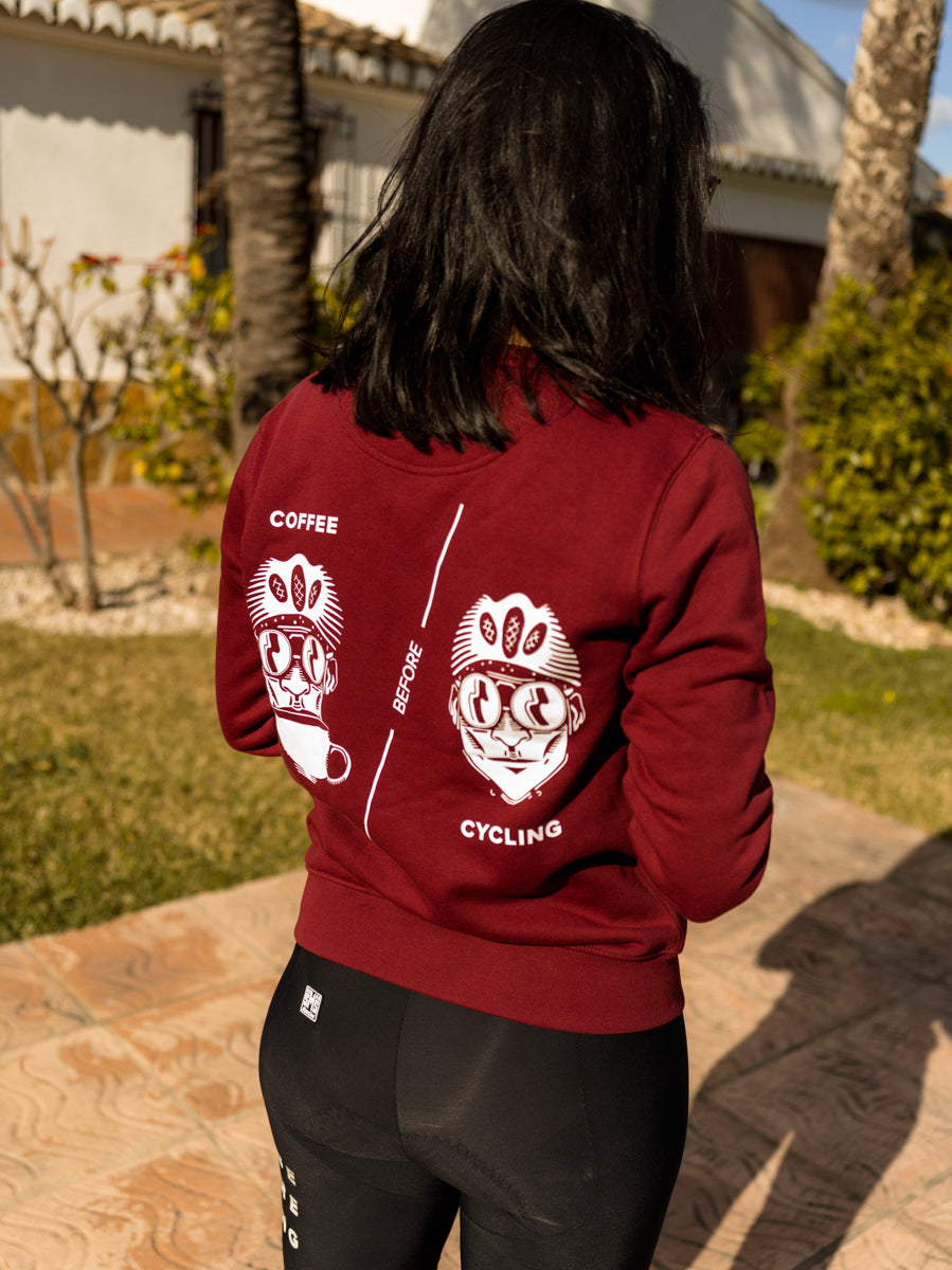 Coffee Before Cycling Spaceman Unisex Sweater