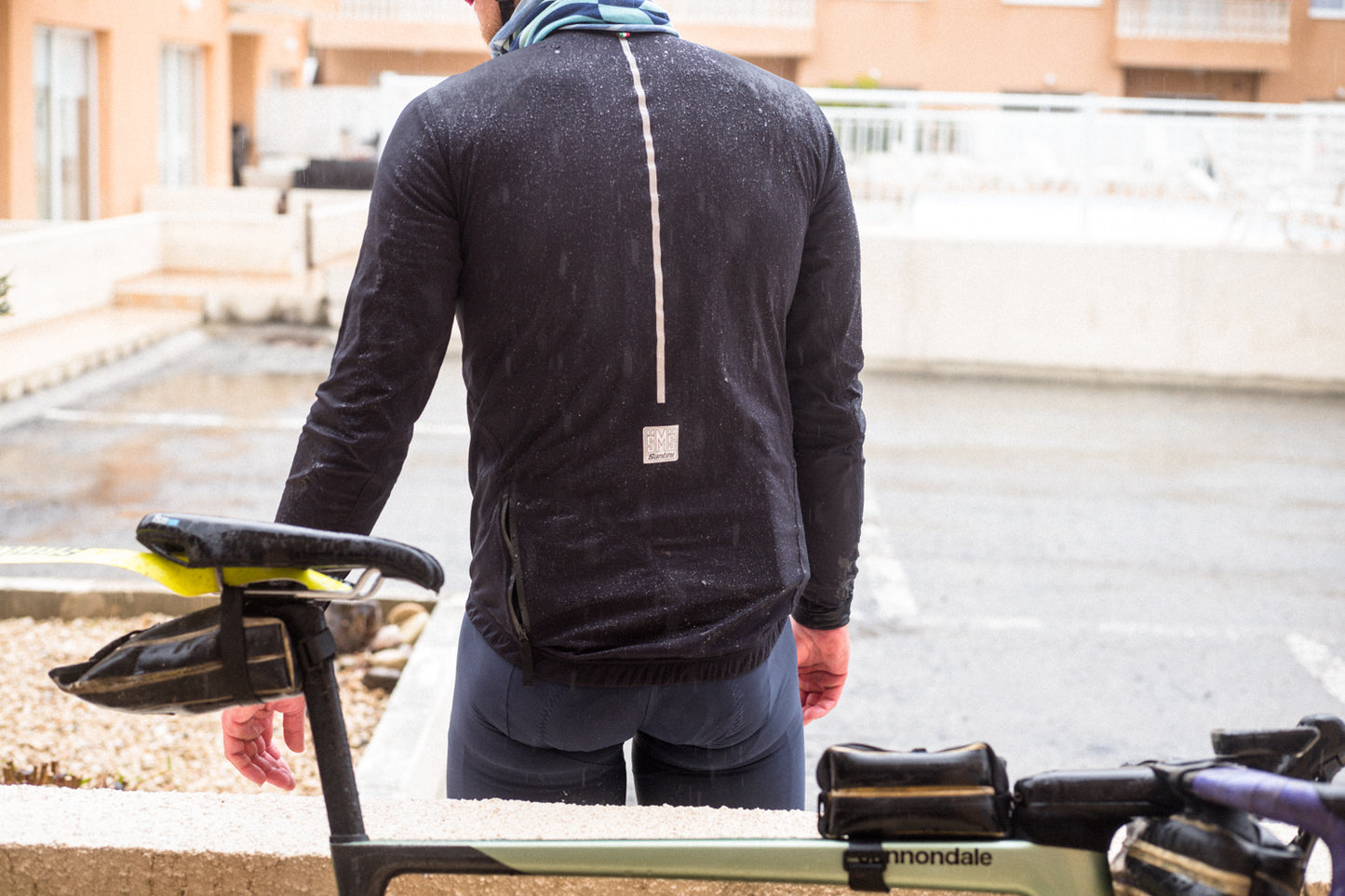Coffee Before Cycling x Santini Rain Jacket Unisex