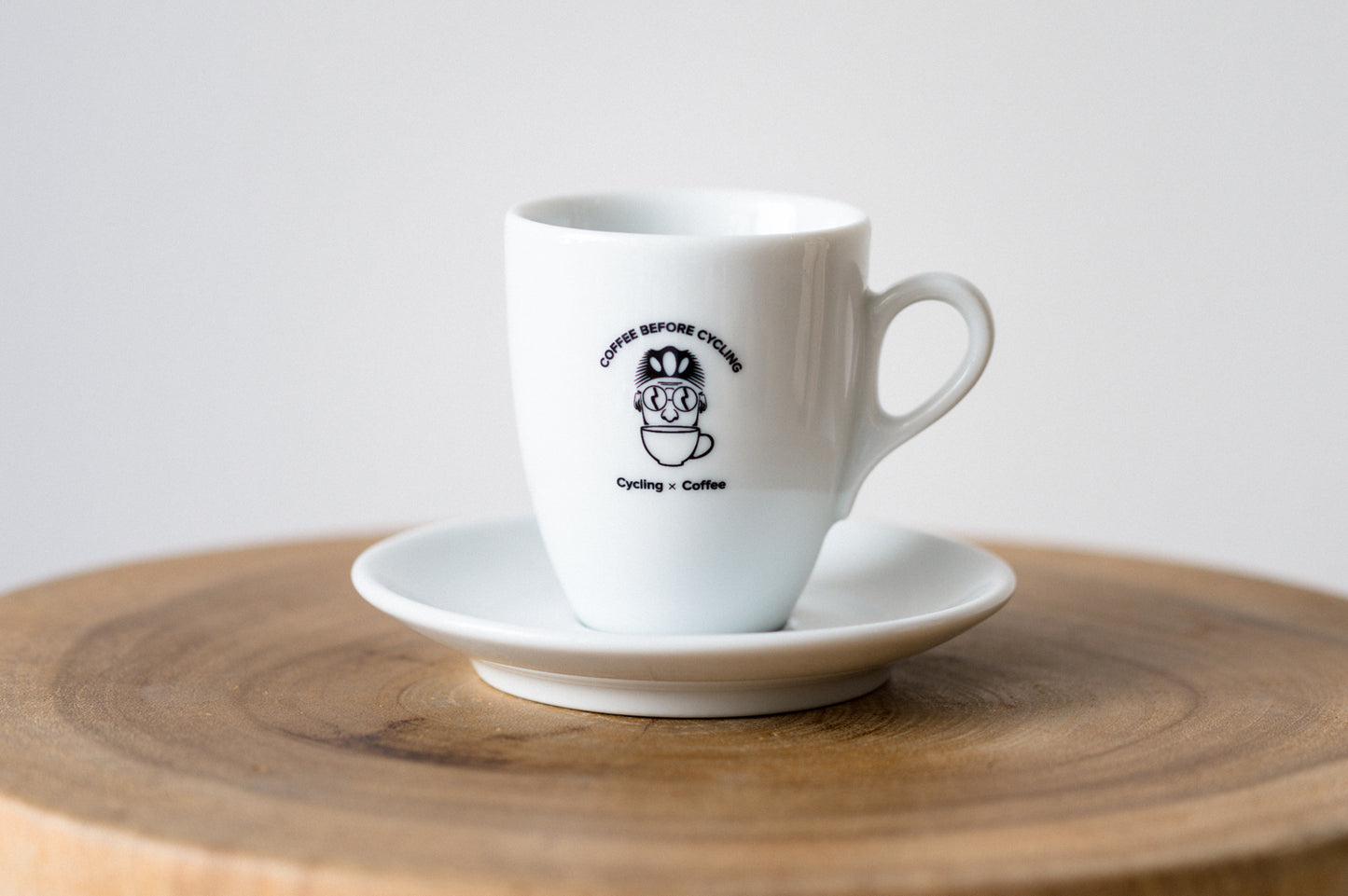 Americano / Doppio Cup + Saucer - Coffee before Cycling