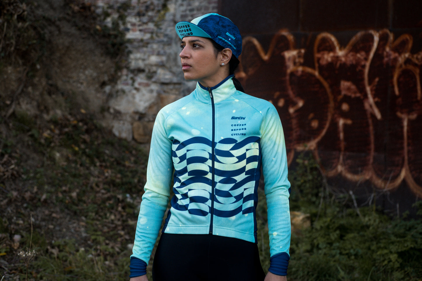 Coffee Before Cycling x Santini Cycling Winter Jacket Unisex