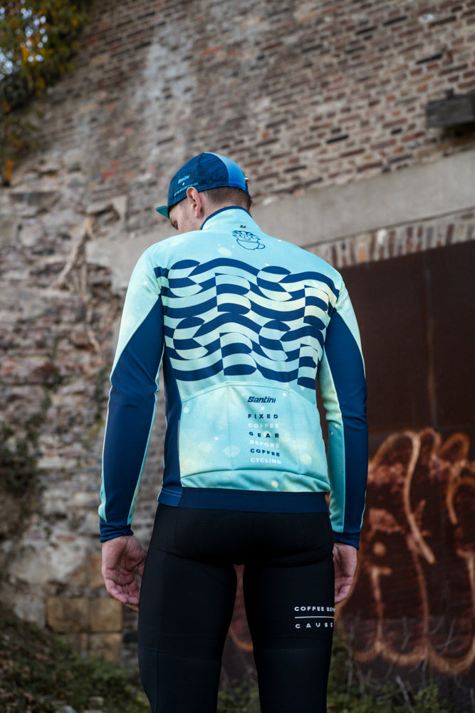 Coffee Before Cycling x Santini Cycling Winter Jacket Unisex