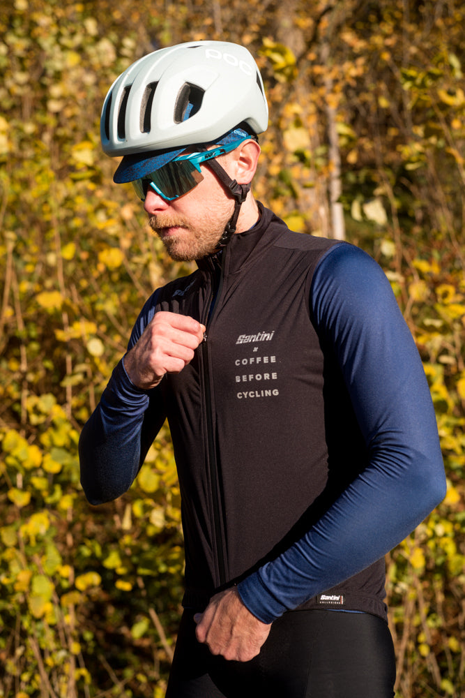 Coffee Before Cycling x Santini Rain Wind Vest Unisex