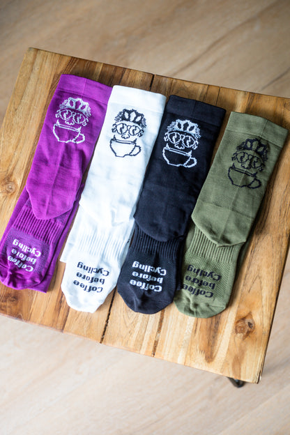 Coffee before Cycling - Classic Cycling Socks