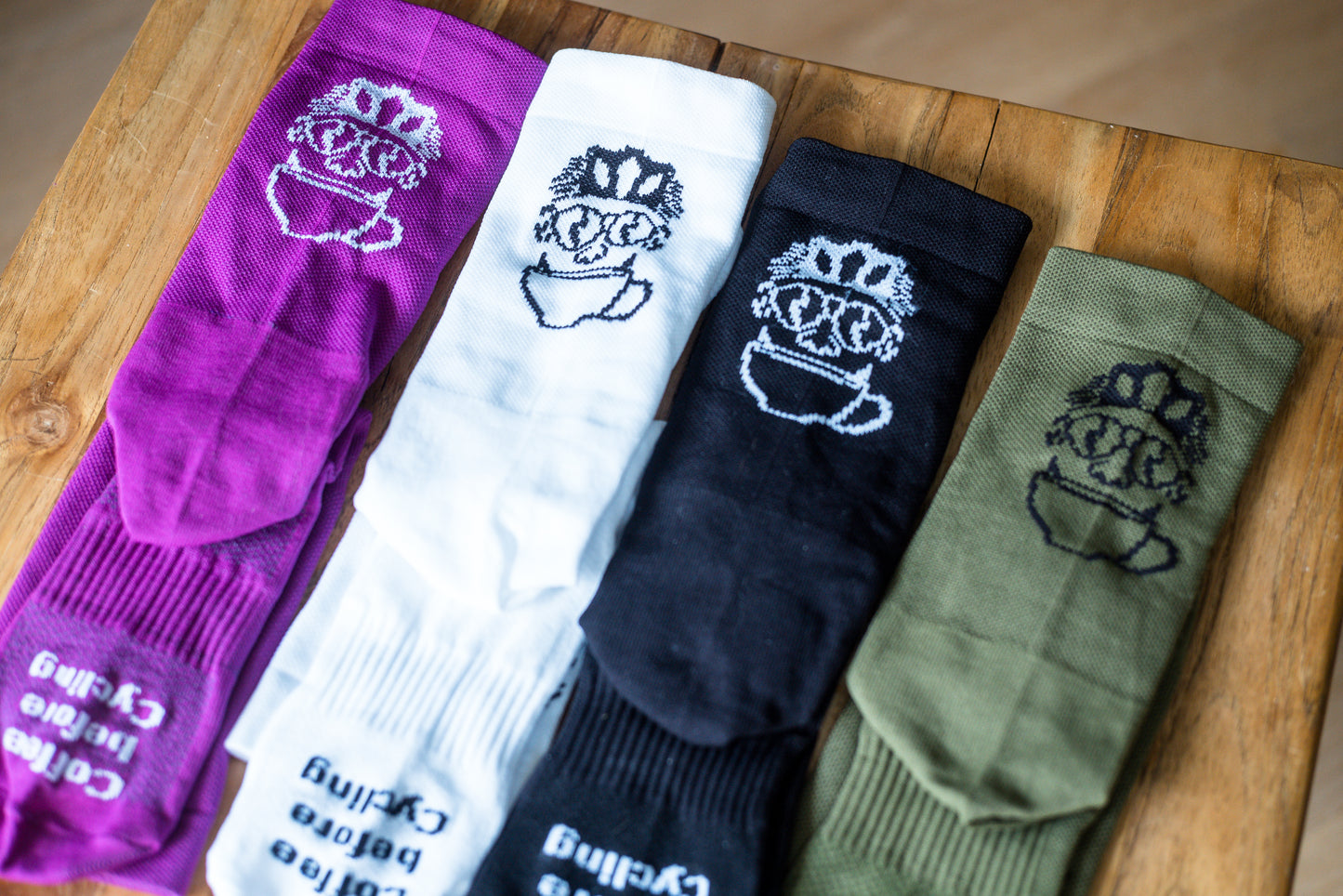 Coffee before Cycling - Classic Cycling Socks
