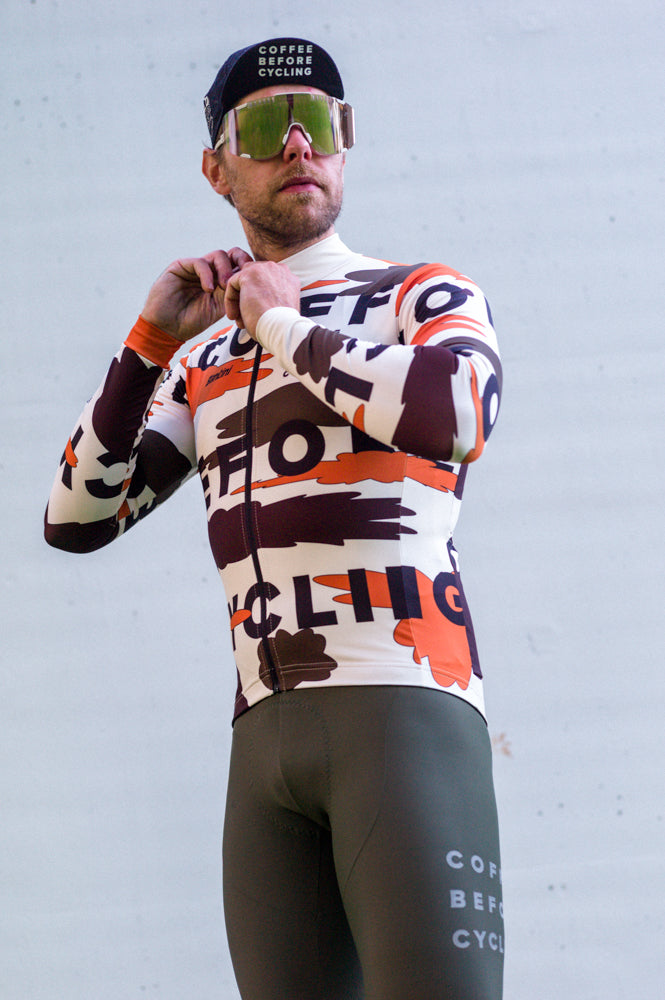 Coffee cycling clearance jersey