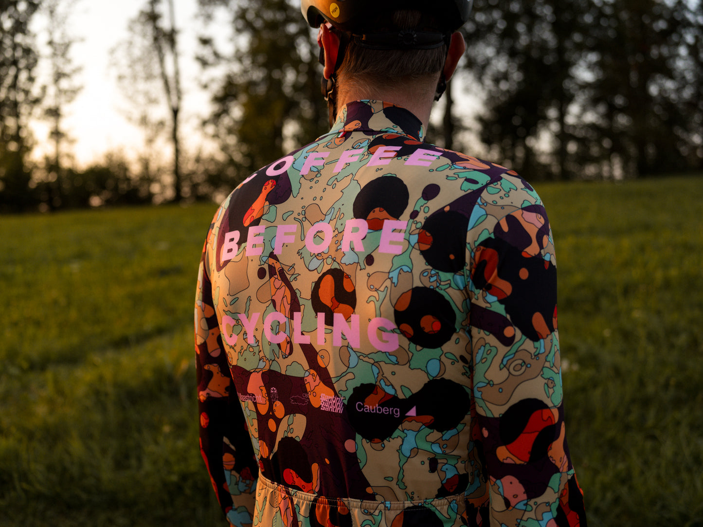 Coffee Before Cycling x Santini Moonscape Longsleeve