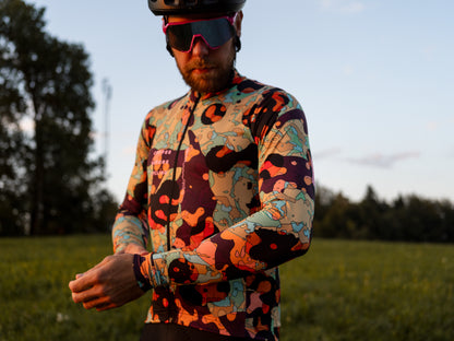 Coffee Before Cycling x Santini Moonscape Longsleeve