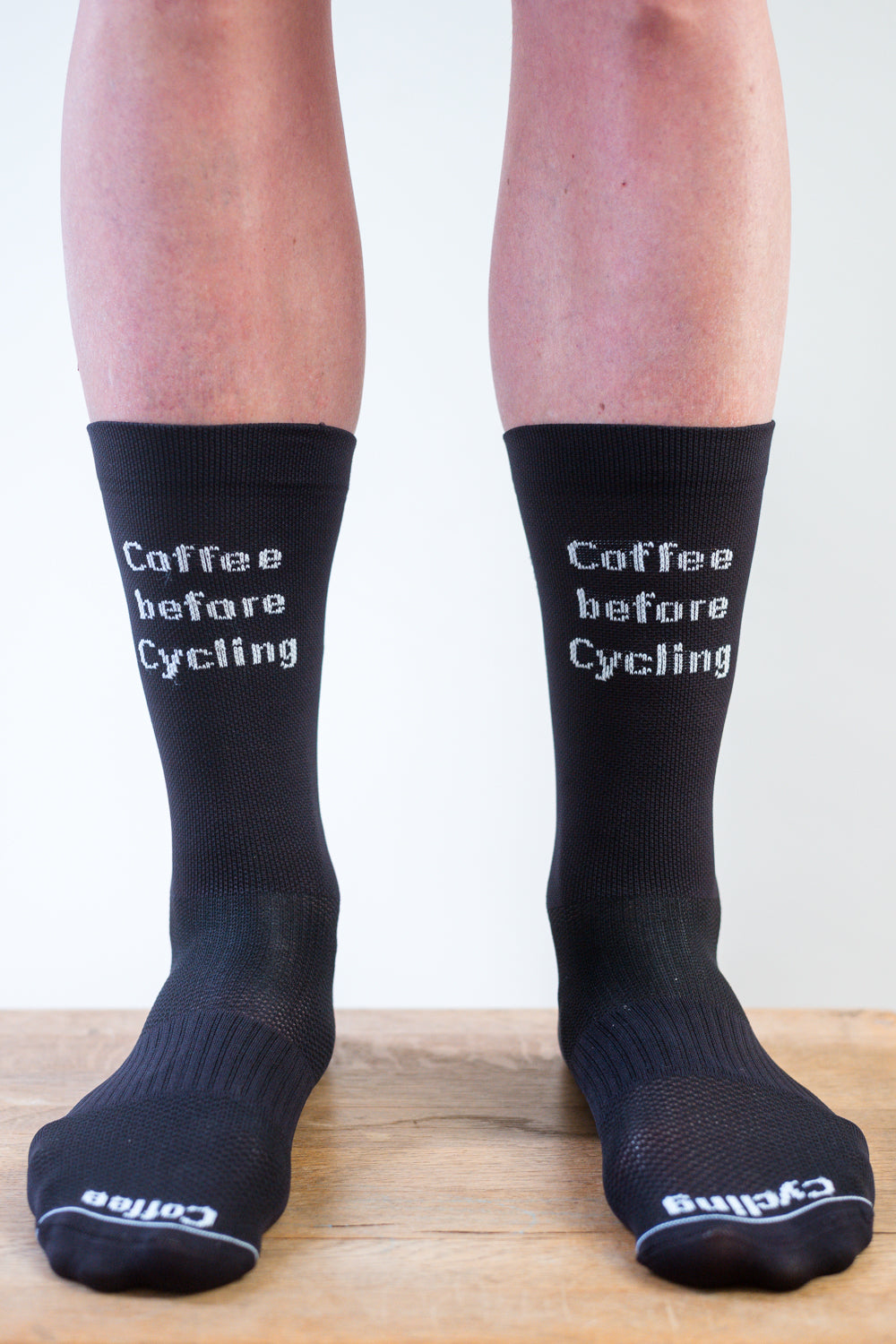 Double Shot No Sugar Cycling Socks Black