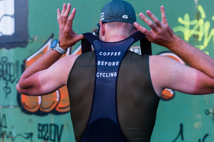 Coffee before Cycling x Santini Men's Bibshorts Black