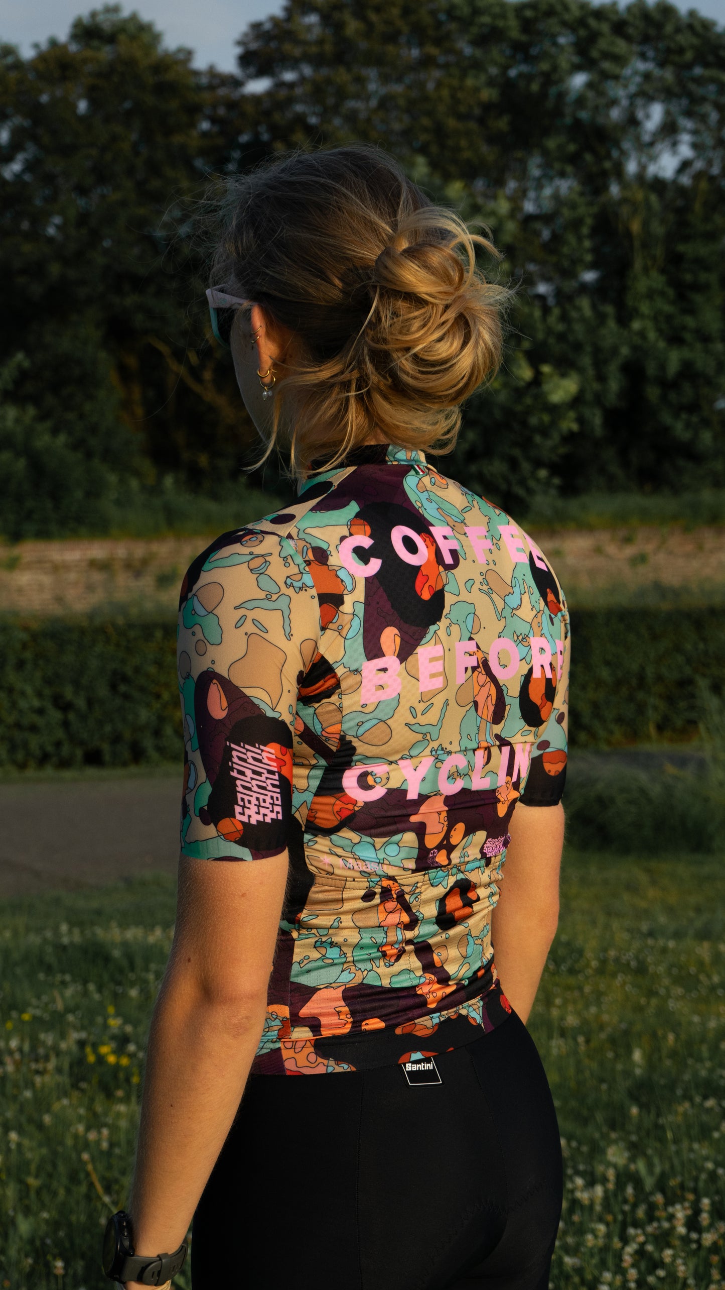 Coffee Before Cycling x Santini Moonscape Unisex Jersey