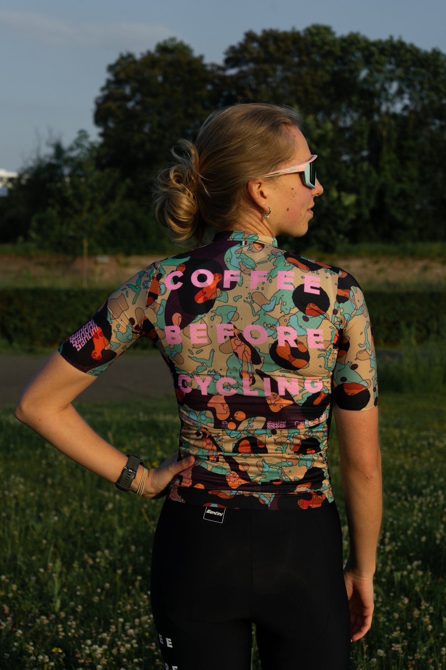 Coffee Before Cycling x Santini Moonscape Unisex Jersey