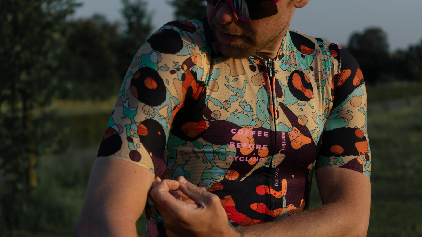 Coffee Before Cycling x Santini Moonscape Unisex Jersey