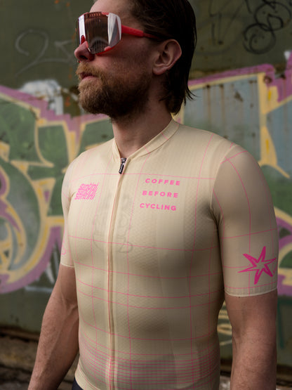Coffee Before Cycling x Santini Mosa Trajectum Unisex Cycling Jersey