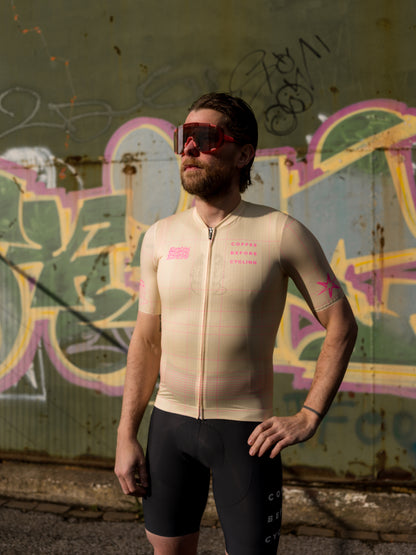 Coffee Before Cycling x Santini Mosa Trajectum Unisex Cycling Jersey