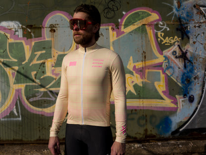 Coffee Before Cycling x Santini Mosa Trajectum Unisex Longsleeve Cycling Jersey